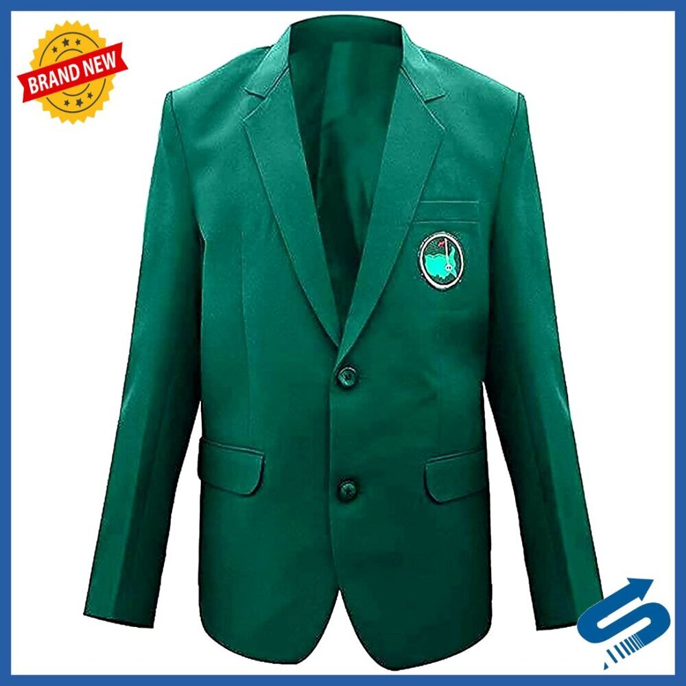 Men's Regular Fit Cotton Sport Coat Blazer Button Closure Golf Tournament